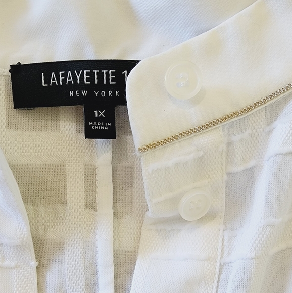 [1X] Lafayette 148 New York Button Down Dress/Duster - Picture 5 of 15